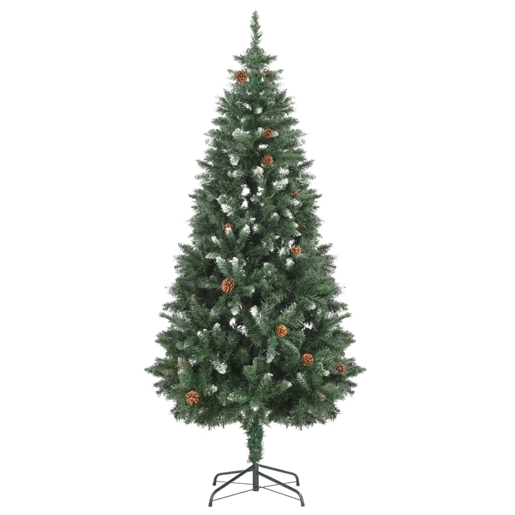vidaXL Christmas Tree Holiday Decoration Artificial Xmas Tree with Pine Cones