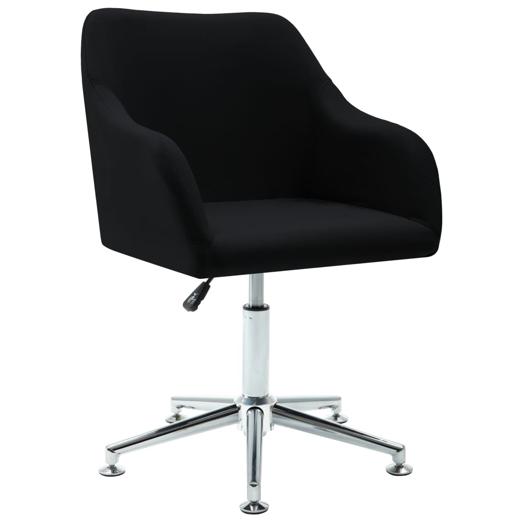 vidaXL Office Chair Swivel Office Desk Chair for Makeup Room Bedroom Fabric