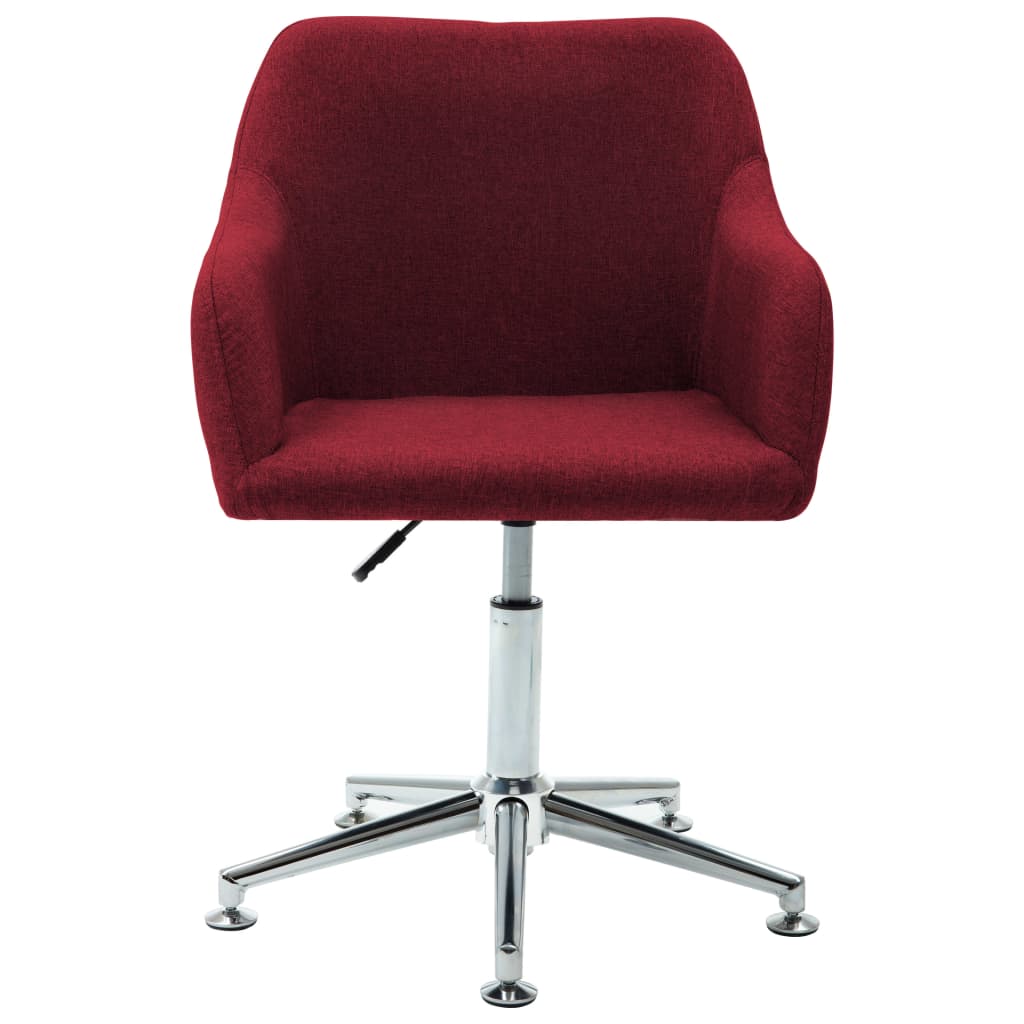 vidaXL Office Chair Swivel Office Desk Chair for Makeup Room Bedroom Fabric