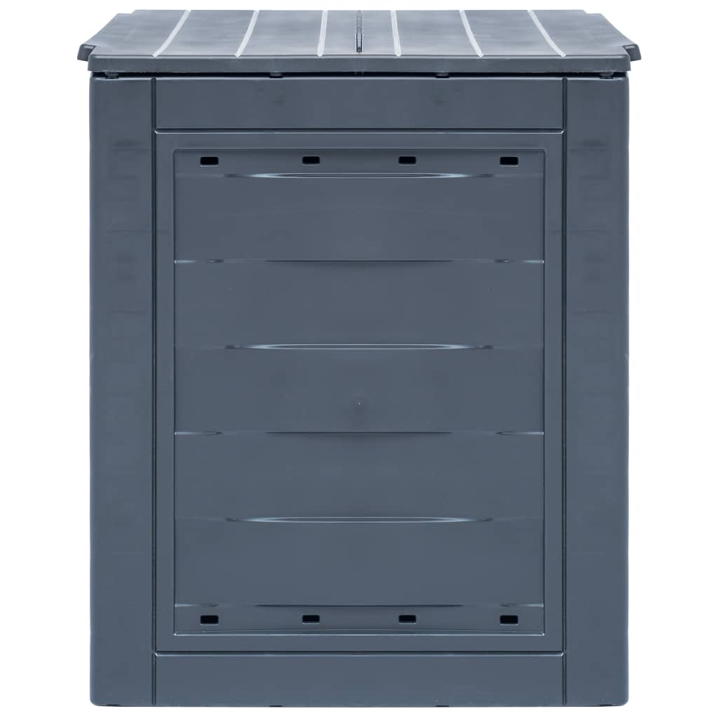 vidaXL Garden Composters 3 pcs Gray 23.6"x23.6"x28.7" 206.1 gal-1