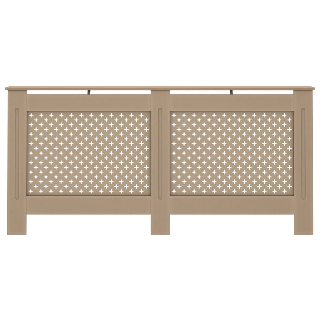 vidaXL Radiator Cover Radiator Guard for Home Office Heater Cabinet Cover MDF-4