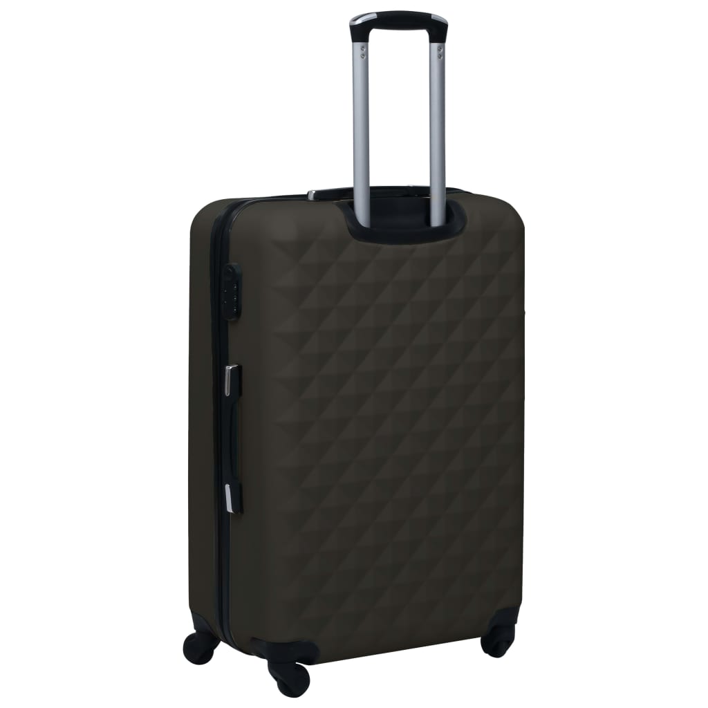 vidaXL Suitcase Set 3 Pcs Travel Luggage Suitcase Bag Hardcase Trolley Set ABS