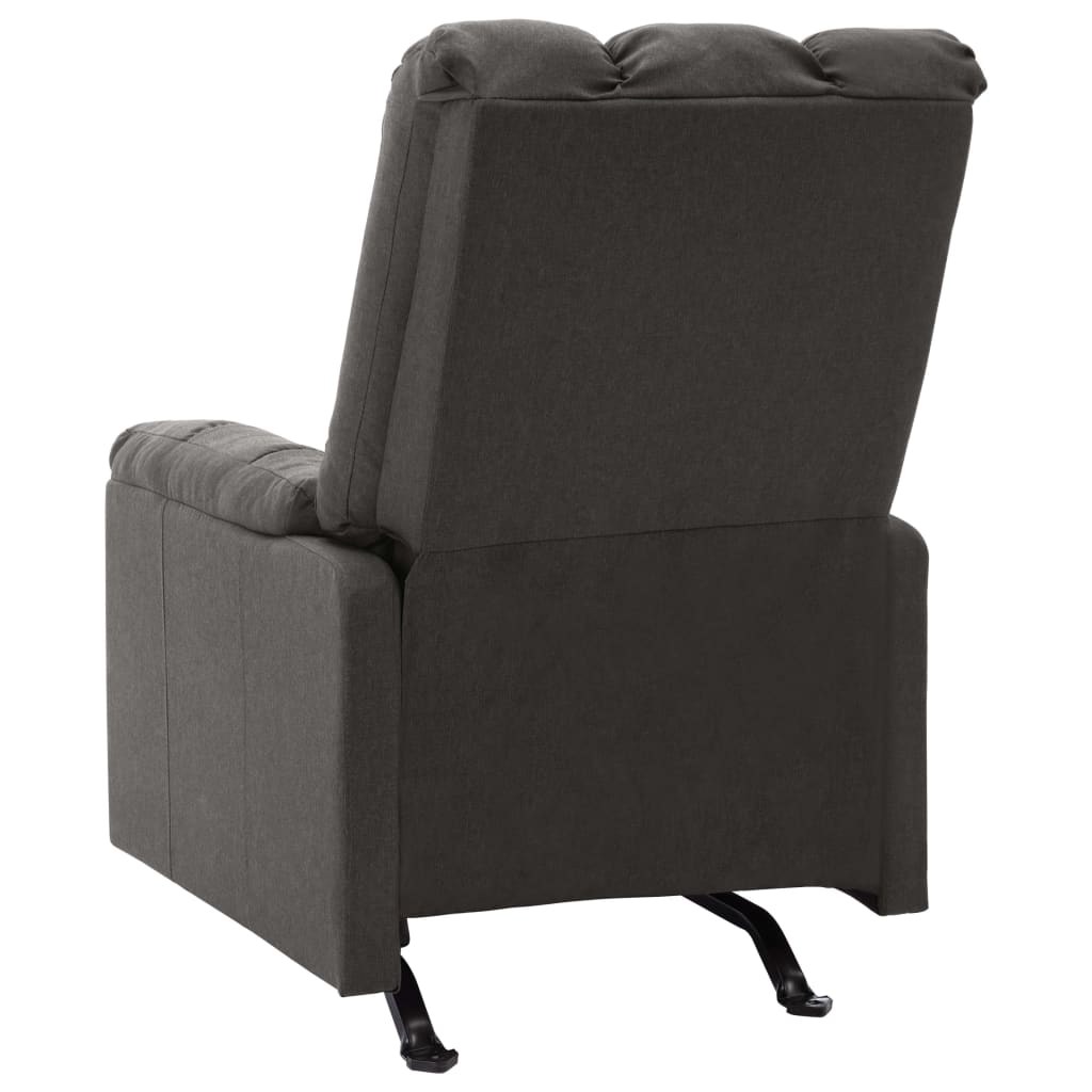 vidaXL Massage Recliner Electric Massaging Recliner Chair for Elderly Fabric-4