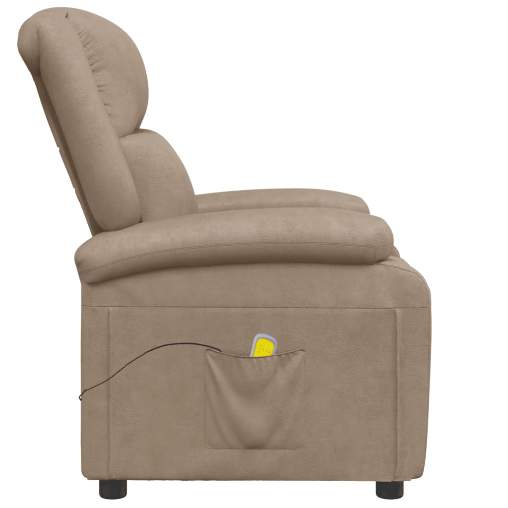 vidaXL Massage Chair Adjustable Reclining Chair Theater Armchair Faux Leather