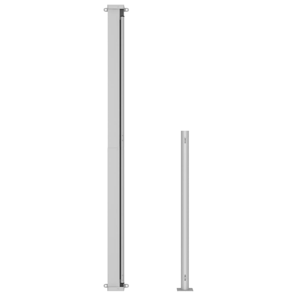 vidaXL Patio Retractable Side Awning 78.7"x196.9" Cream