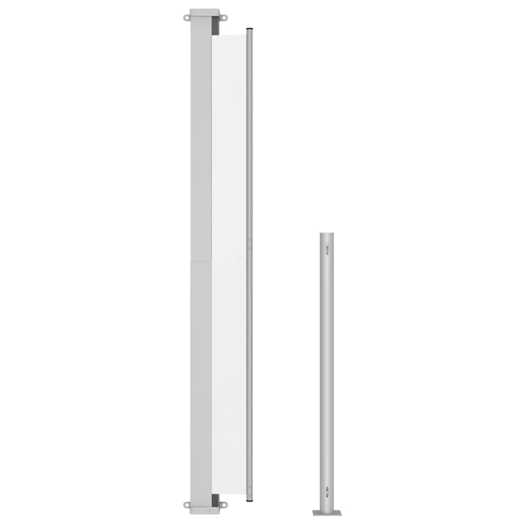 vidaXL Patio Retractable Side Awning 78.7"x196.9" Cream