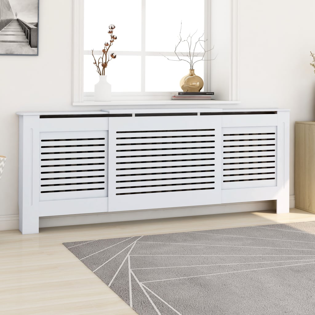 vidaXL Radiator Cover Radiator Guard for Home Office Heater Cabinet Cover MDF