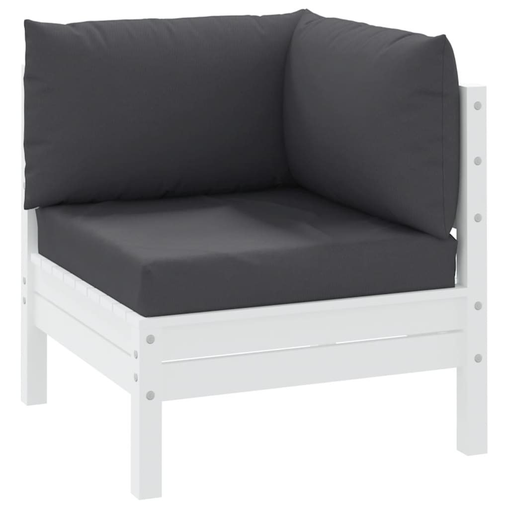 vidaXL Pallet Cushions 3 pcs Anthracite Oxford Fabric