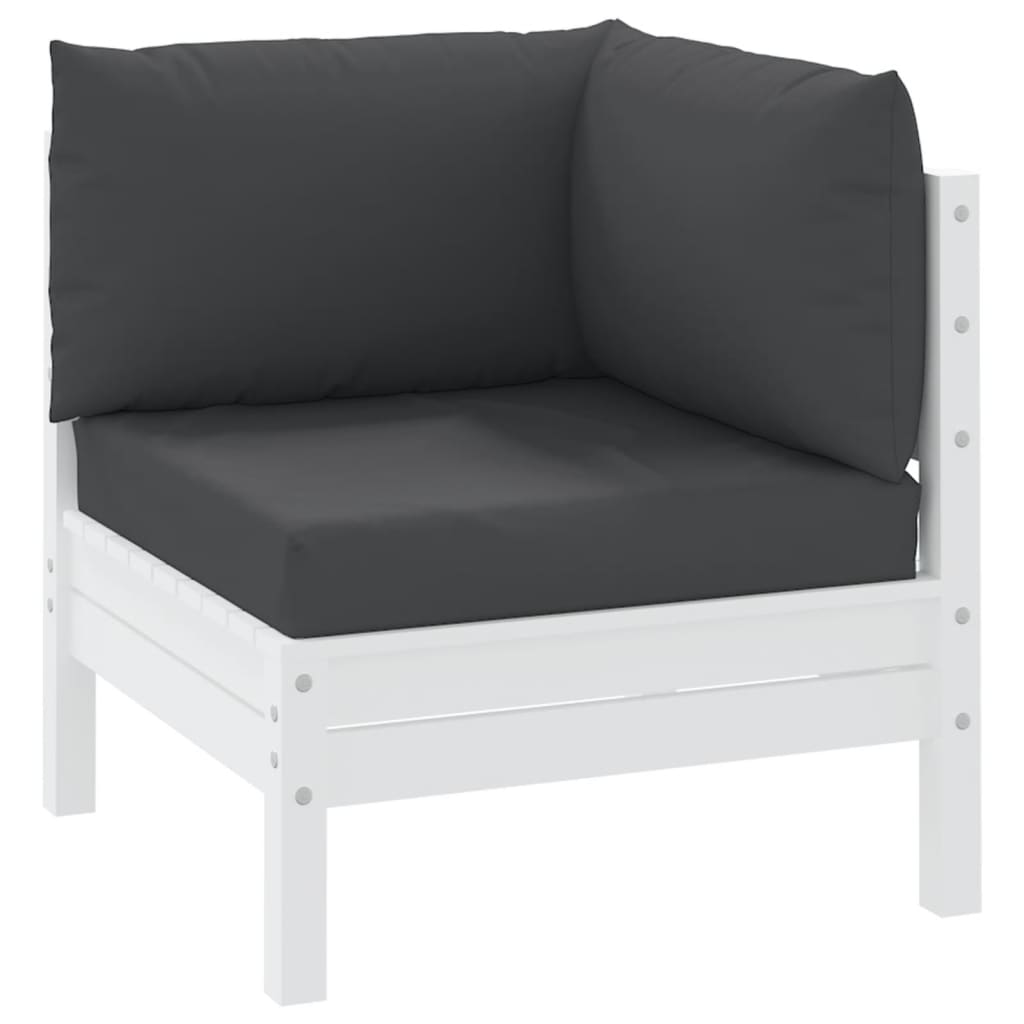 vidaXL Pallet Cushions 3 pcs Black Oxford Fabric-2