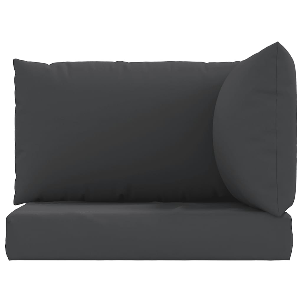 vidaXL Pallet Cushions 3 pcs Black Oxford Fabric-3