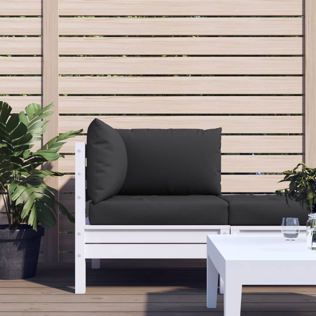 vidaXL Pallet Cushions 3 pcs Black Oxford Fabric-0