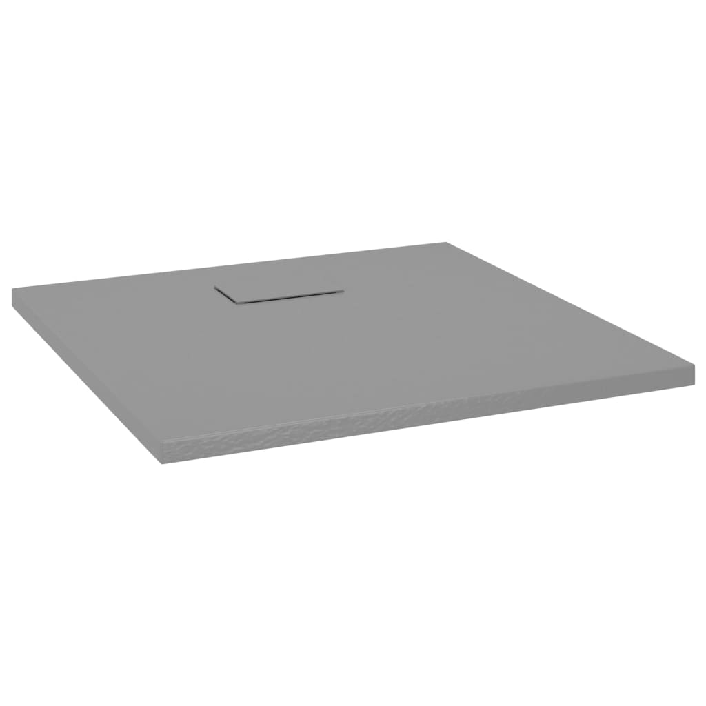 vidaXL Shower Base Pan with Center Drain Shower Tray Bath Pan SMC Rectangular
