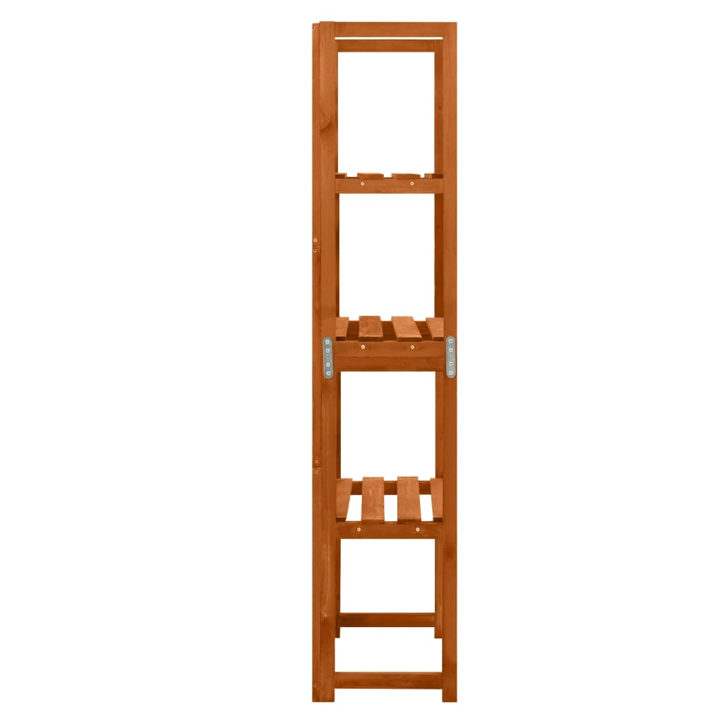 vidaXL Trellis Garden Trellis for Climbing Plants with Shelves Solid Wood Fir-0