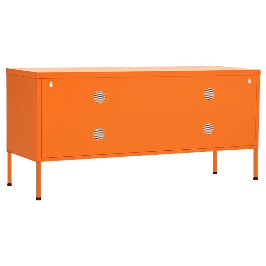 vidaXL TV Stand TV Unit Sideboard Home TV Console Media Unit Cupboard Steel