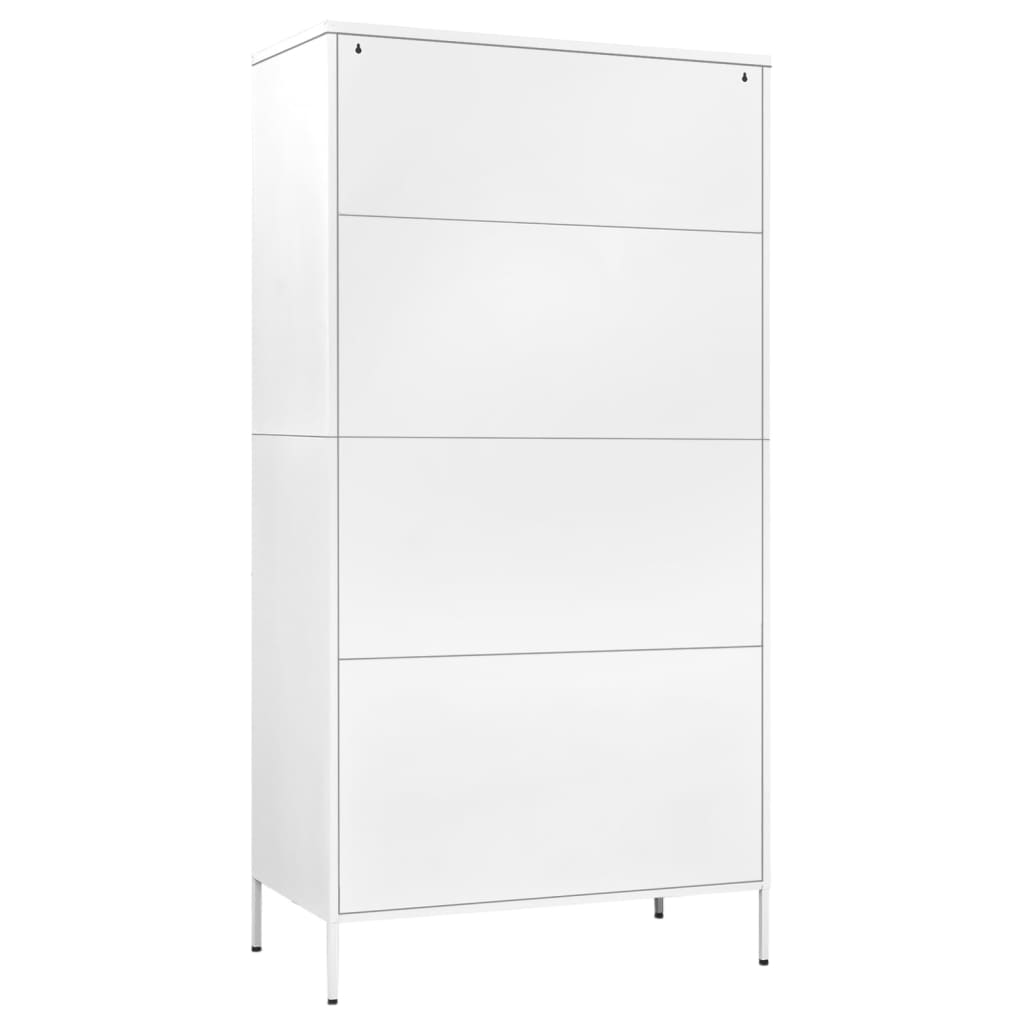 vidaXL Wardrobe Armoire Closet Clothes Storage Organizer for Bedroom Steel