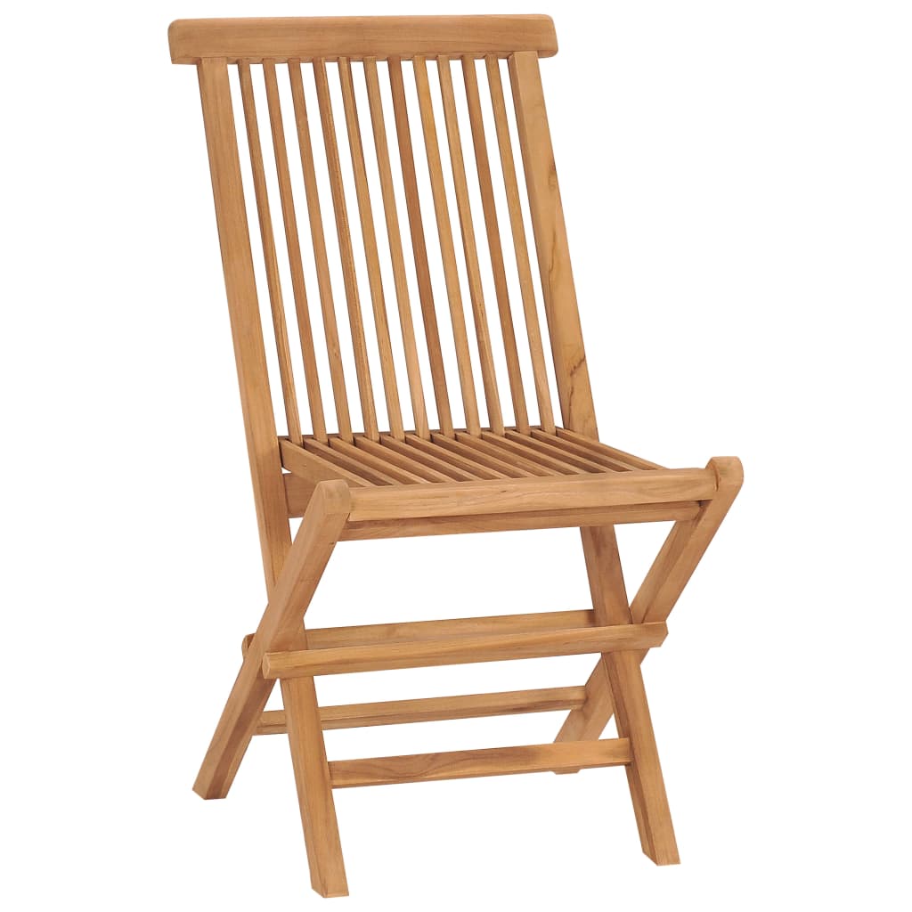 vidaXL 3 Piece Patio Dining Set Solid Wood Teak