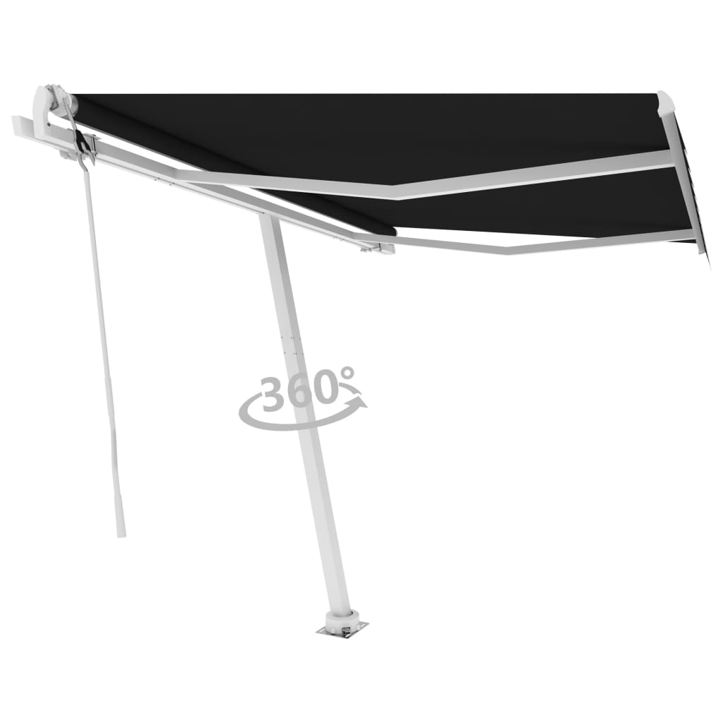 vidaXL Electric Awning Retractable Canopy Sunshade Shelter for Porch Balcony