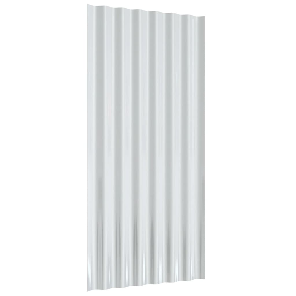 vidaXL Roof Panels Roofing Material Sheet Garage Sheds Powder-coated Steel