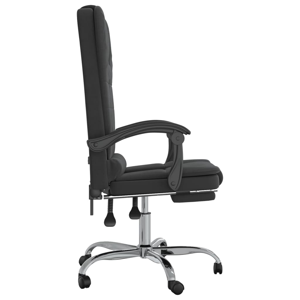 vidaXL Massage Chair 360 Degree Swivel Reclining Desk Office Chair Velvet