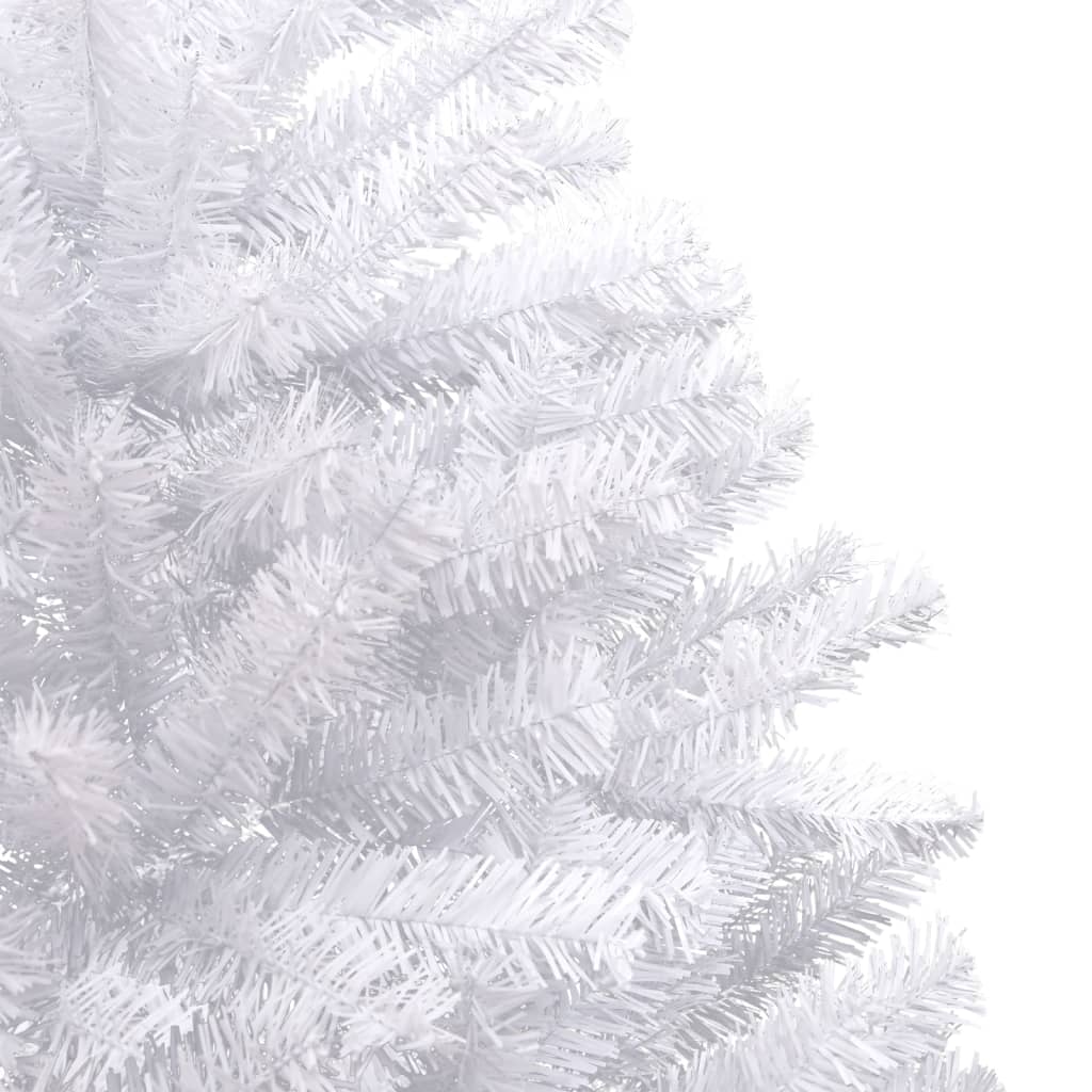 vidaXL Artificial Hinged Christmas Tree with Flocked Snow 70.9"-3