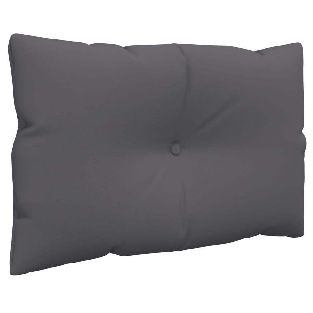 vidaXL Pallet Cushions 2 pcs Anthracite Fabric-4