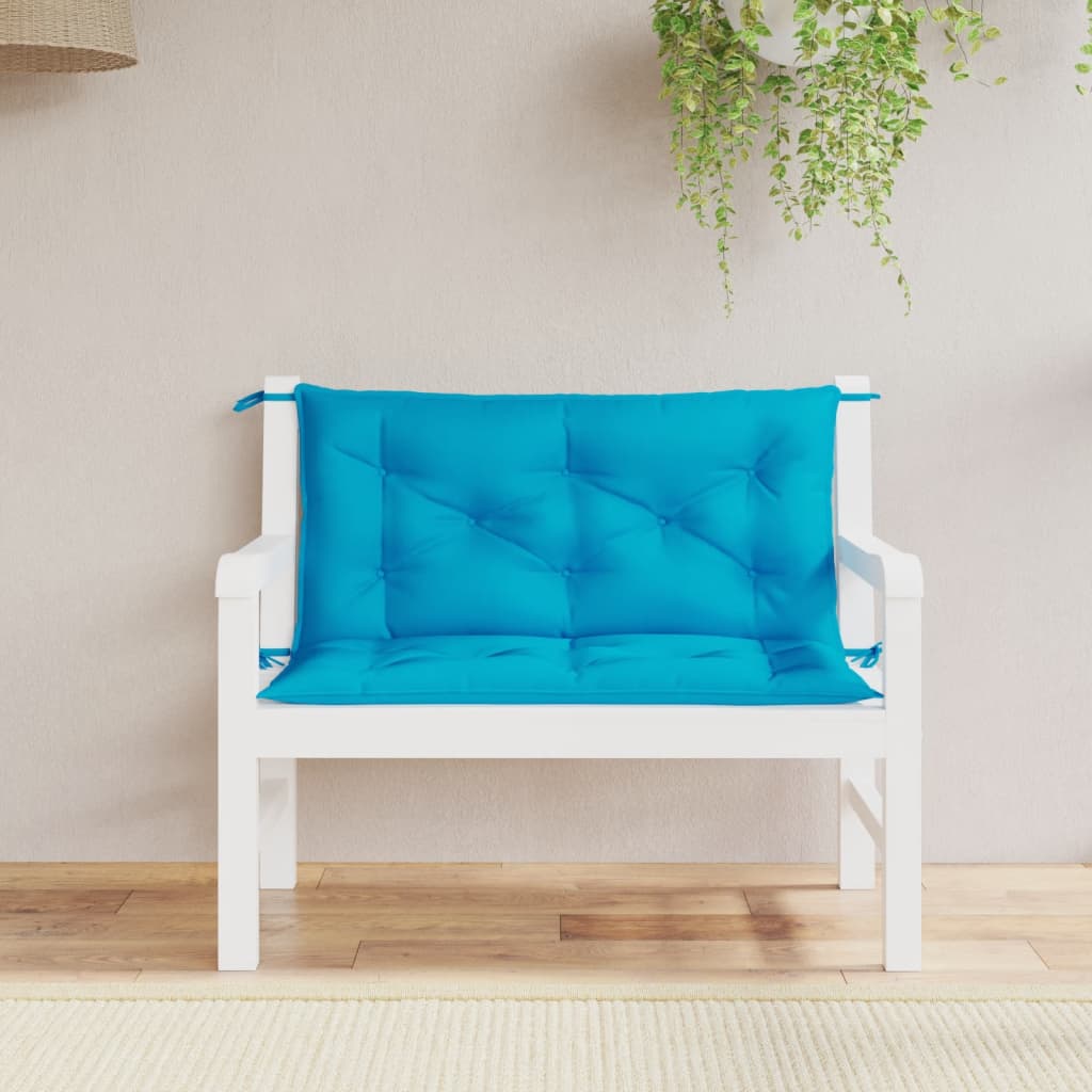 vidaXL Garden Bench Cushions Outdoor Patio Seating Pad 2 Pcs Oxford Fabric-12