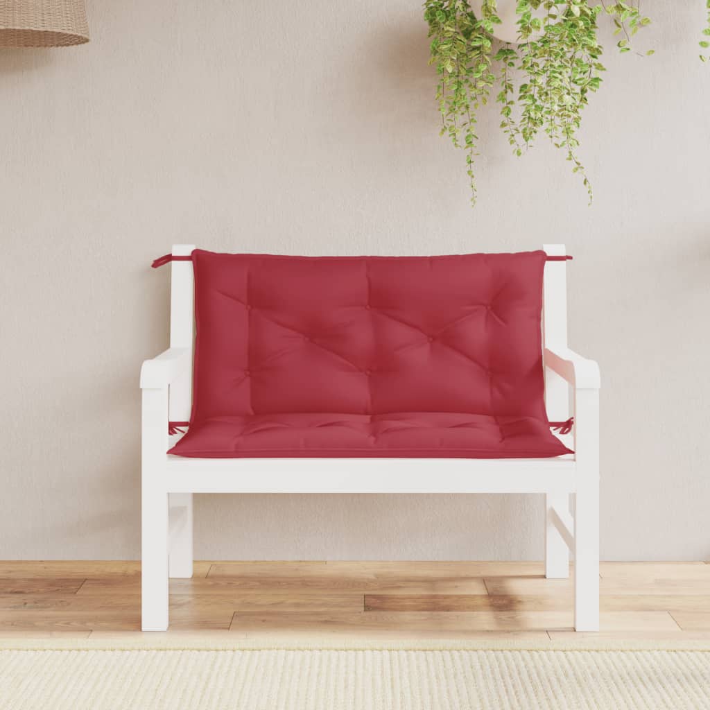 vidaXL Garden Bench Cushions Outdoor Patio Seating Pad 2 Pcs Oxford Fabric-24