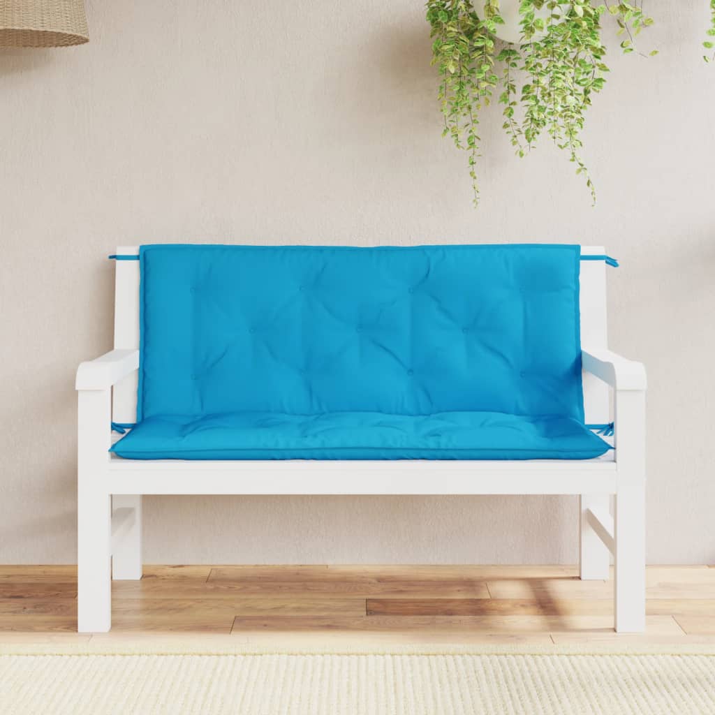 vidaXL Garden Bench Cushions Outdoor Patio Seating Pad 2 Pcs Oxford Fabric-10