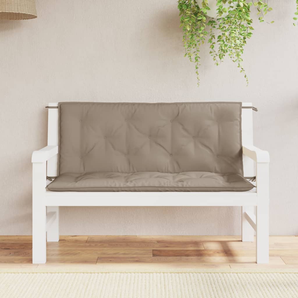 vidaXL Garden Bench Cushions Outdoor Patio Seating Pad 2 Pcs Oxford Fabric-22