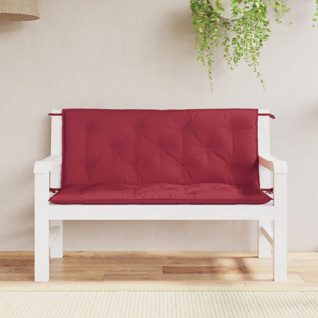 vidaXL Garden Bench Cushions Outdoor Patio Seating Pad 2 Pcs Oxford Fabric-26