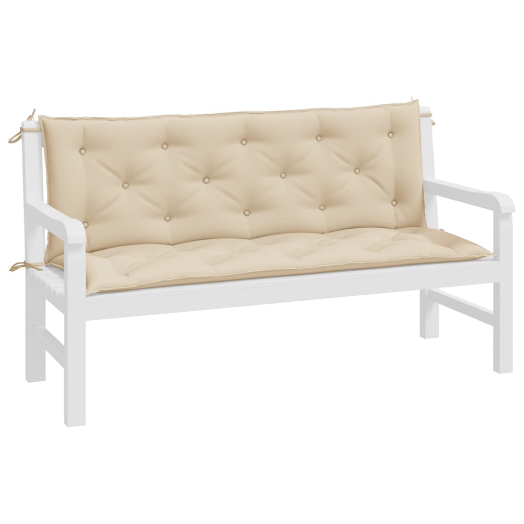 vidaXL Garden Bench Cushions Outdoor Patio Seating Pad 2 Pcs Oxford Fabric-4