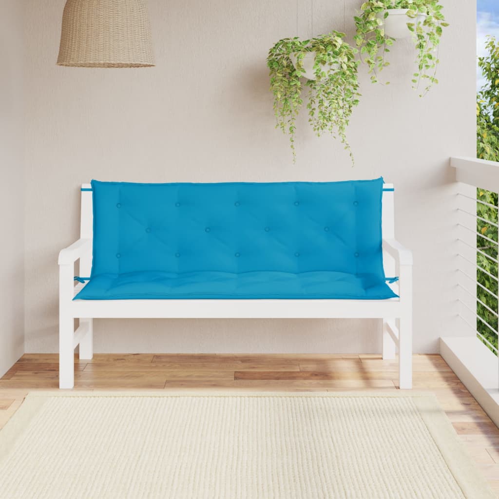 vidaXL Garden Bench Cushions Outdoor Patio Seating Pad 2 Pcs Oxford Fabric-11