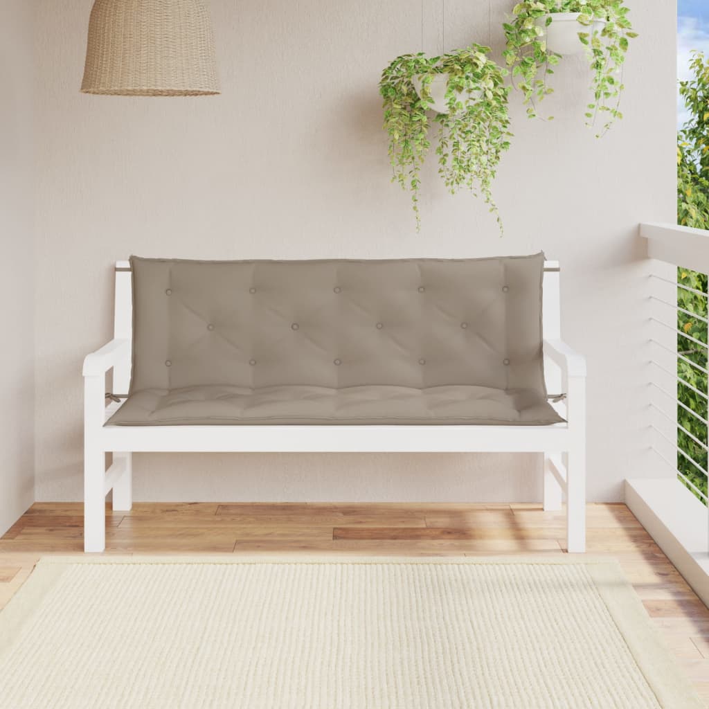 vidaXL Garden Bench Cushions Outdoor Patio Seating Pad 2 Pcs Oxford Fabric-23