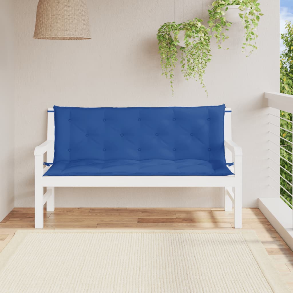 vidaXL Garden Bench Cushions Outdoor Patio Seating Pad 2 Pcs Oxford Fabric-18