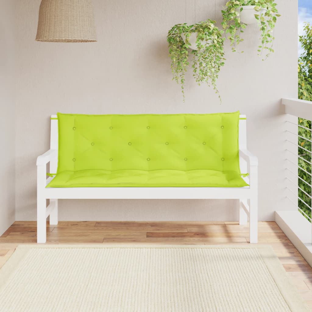 vidaXL Garden Bench Cushions Outdoor Patio Seating Pad 2 Pcs Oxford Fabric-2