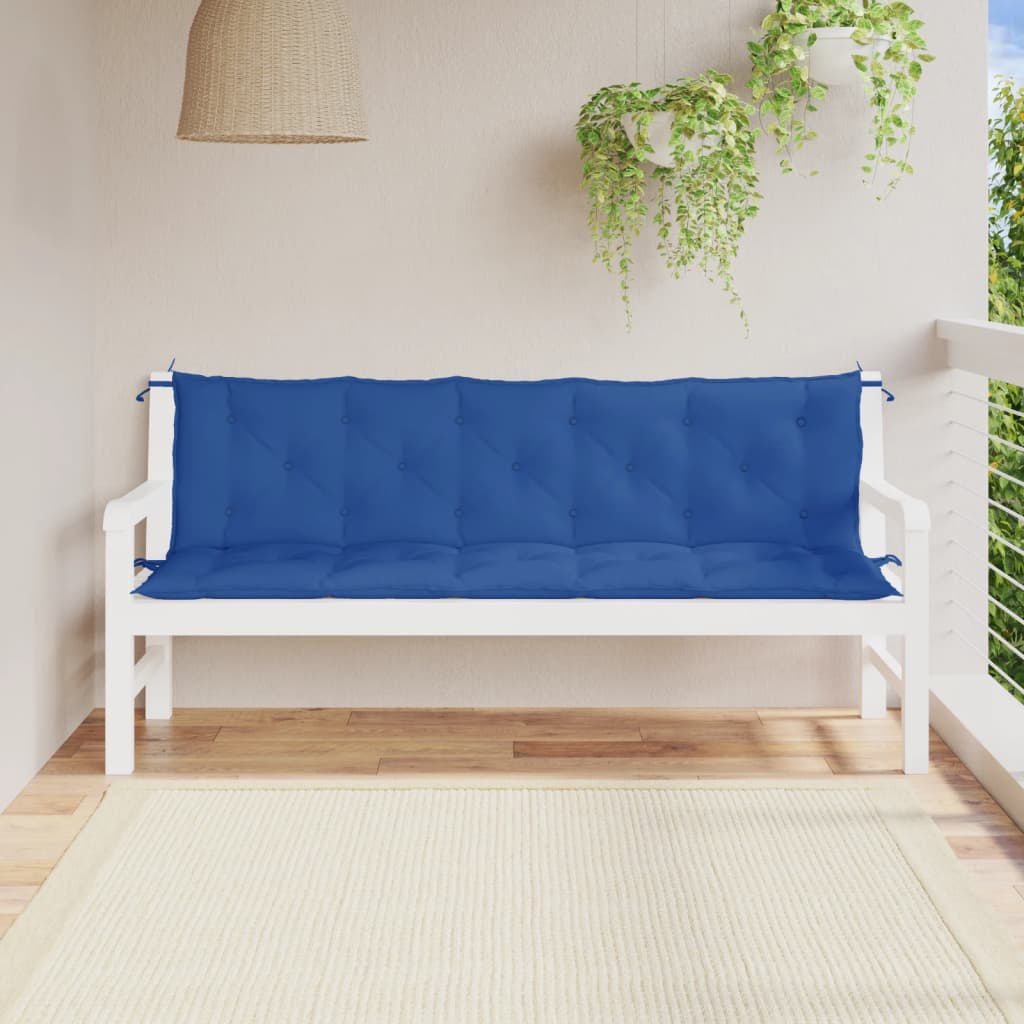 vidaXL Garden Bench Cushions Outdoor Patio Seating Pad 2 Pcs Oxford Fabric-19