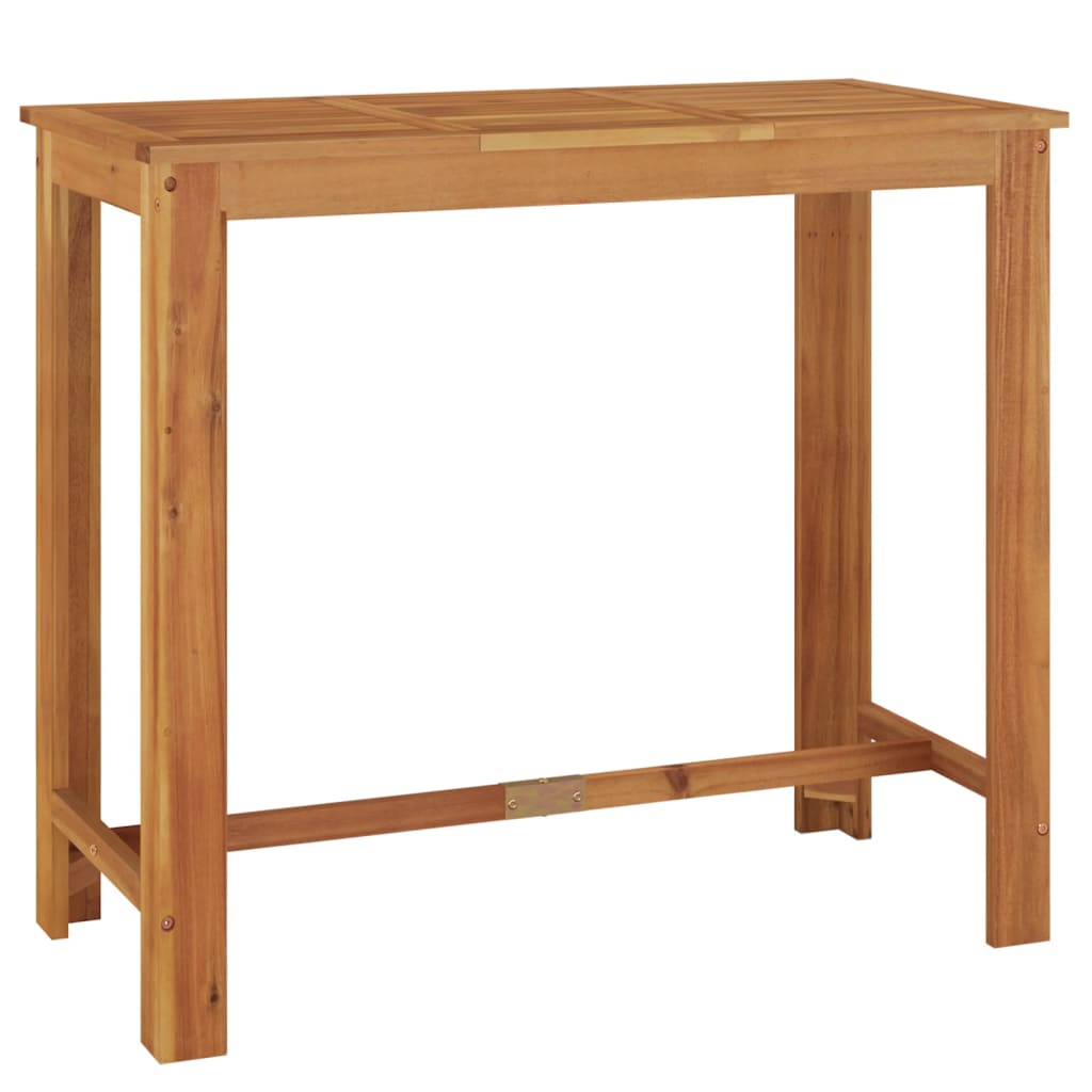 vidaXL 7 Piece Patio Bar Set Solid Wood Acacia