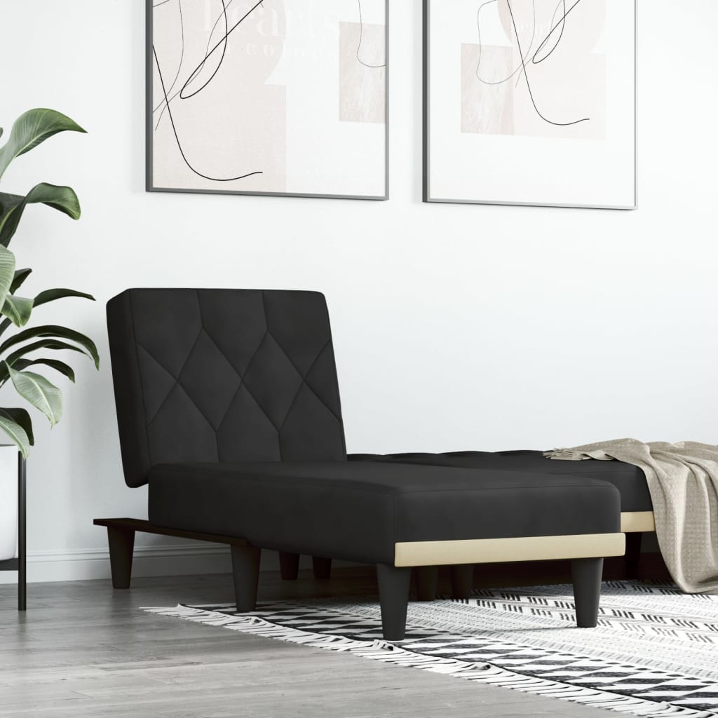 vidaXL Lounger Settee Lounge Sofa Chair Bed Seating for Living Room Velvet
