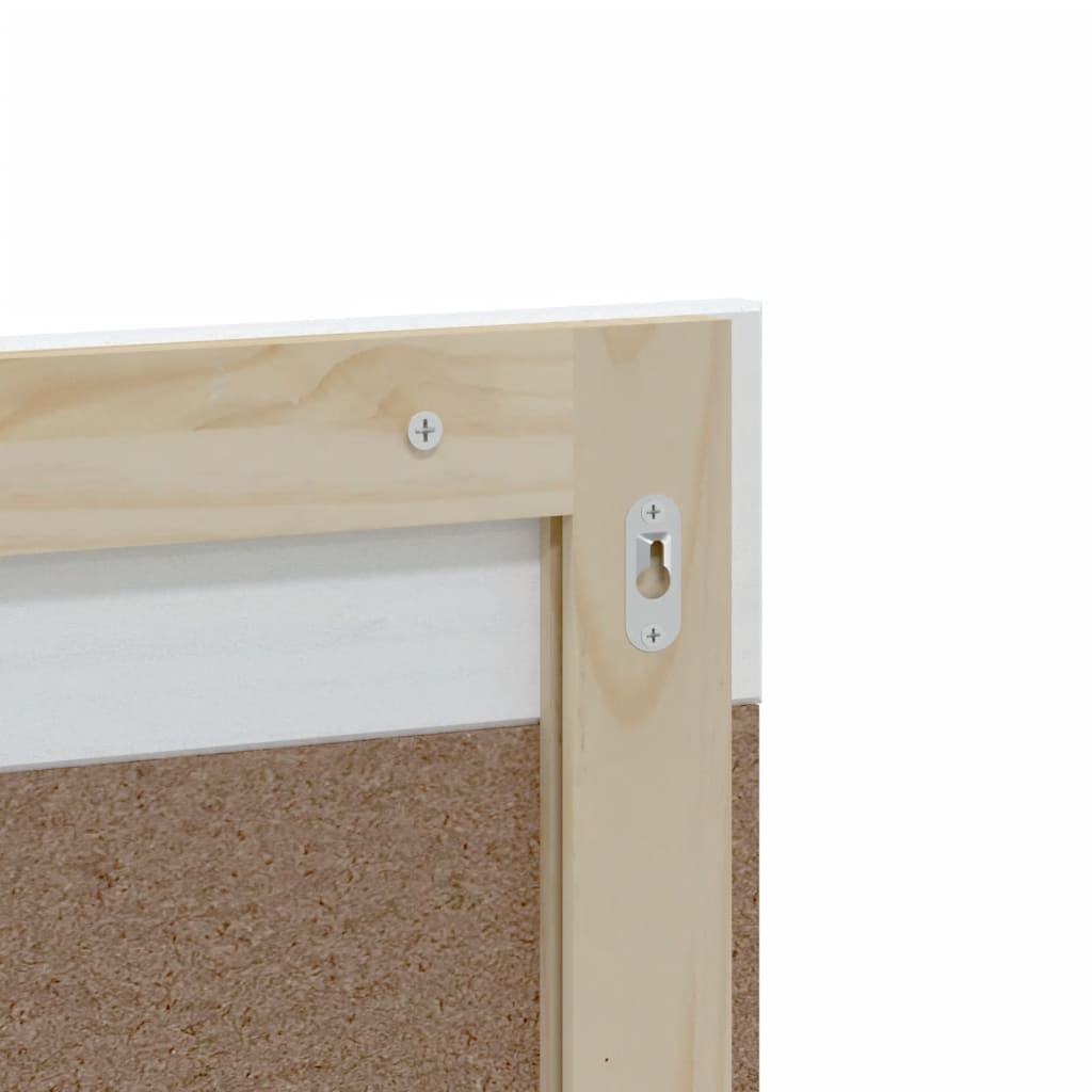 vidaXL Bathroom Mirror with Shelf Storage Wall Vanity Mirror BERG Solid Wood