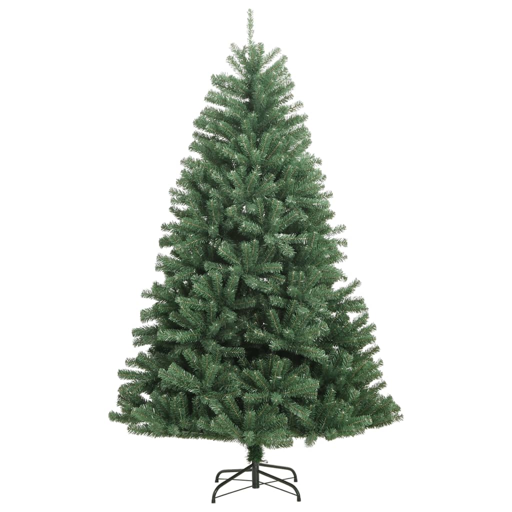vidaXL Artificial Hinged Christmas Tree 300 LEDs 82.7"-2