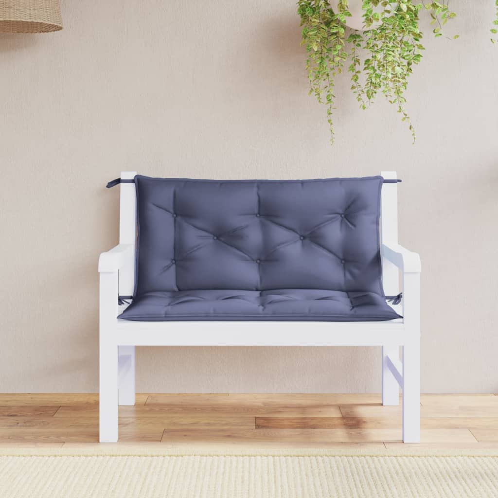 vidaXL Garden Bench Cushions Outdoor Patio Seating Pad 2 Pcs Oxford Fabric-29