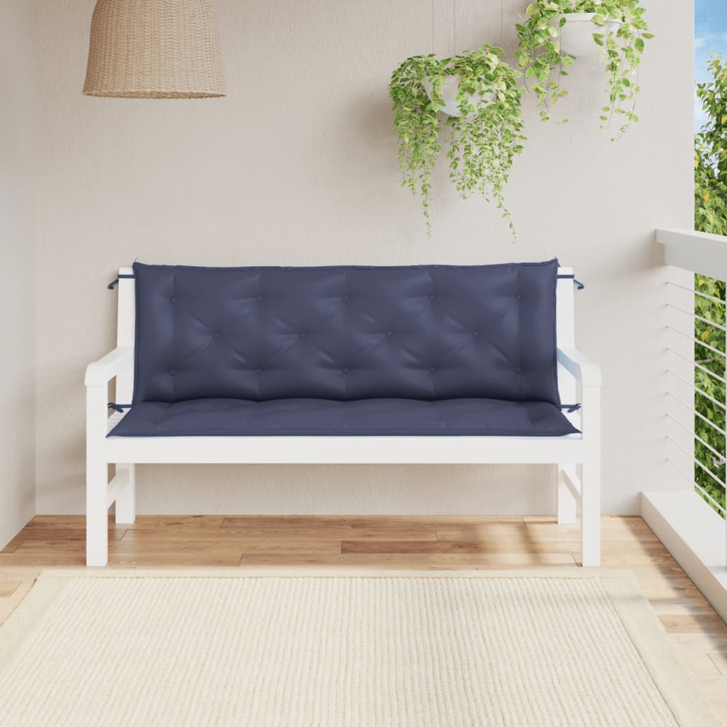 vidaXL Garden Bench Cushions Outdoor Patio Seating Pad 2 Pcs Oxford Fabric-28