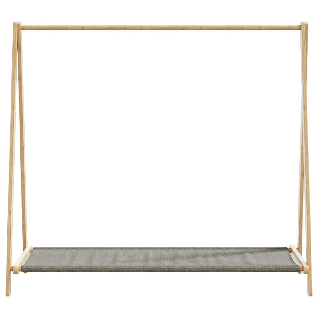 vidaXL Clothes Rack with Shelves 41.7"x13.4"x40.2" Bamboo