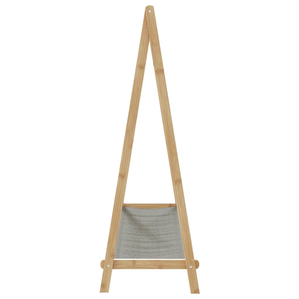 vidaXL Clothes Rack with Shelves 41.7"x13.4"x40.2" Bamboo