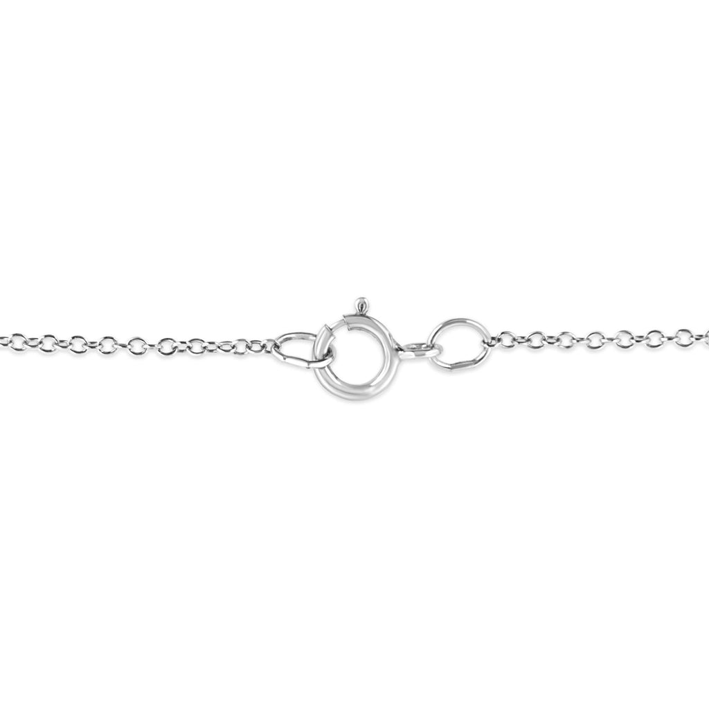 .925 Sterling Silver Prong-Set Diamond Accent Starfish 18" Pendant Necklace (I-J Color, I1-I2 Clarity)