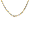 10K Yellow Gold 1 cttw Diamond Riviera Statement Pendant Necklace (J-K, I2-I3)