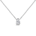 .925 Sterling Silver Miracle Set Princess-Cut Diamond Solitaire Stud Earrings (H-I Color, I1-I2 Clarity)