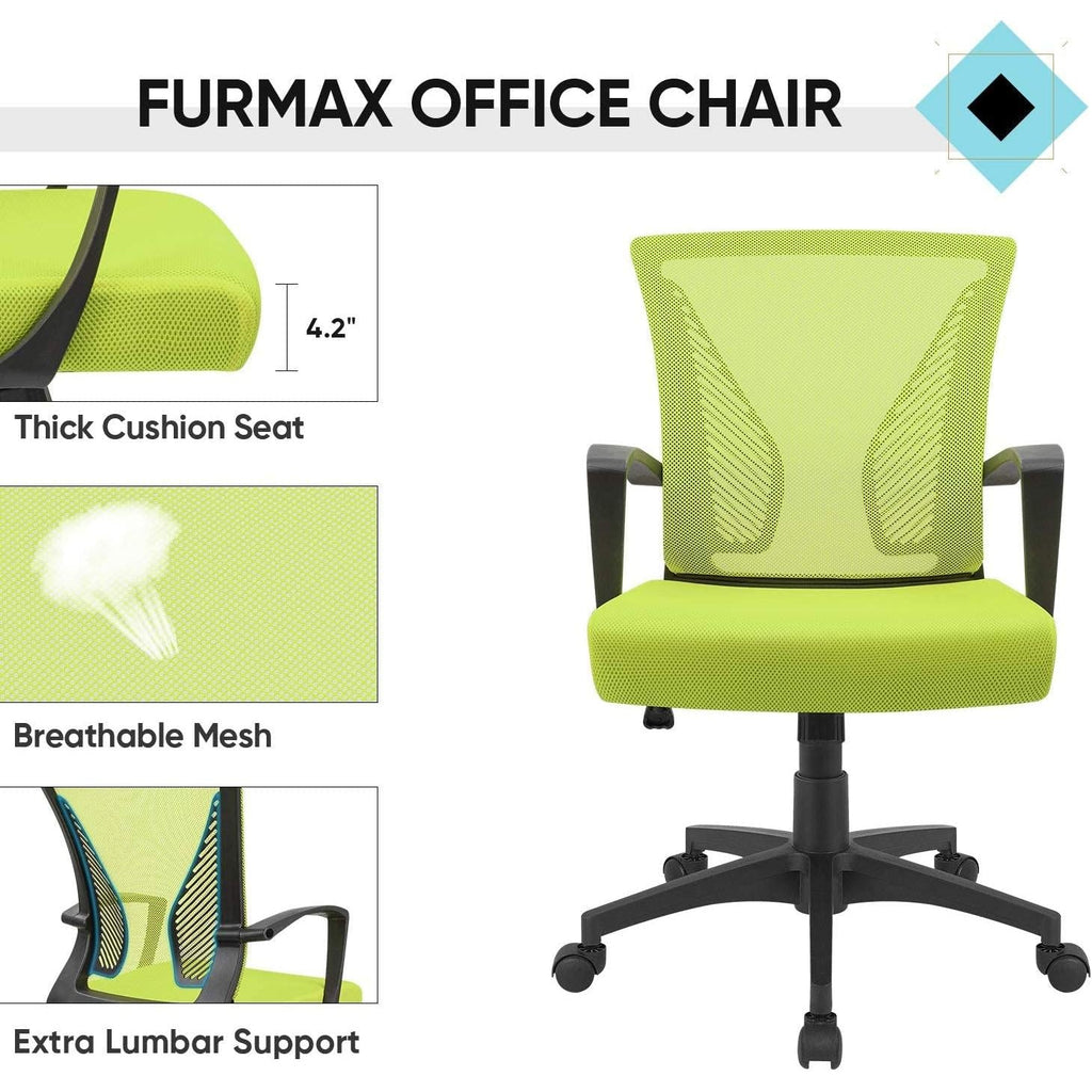 Cyan Ergonomic Office Chair Armrests And Lumbar Support-3
