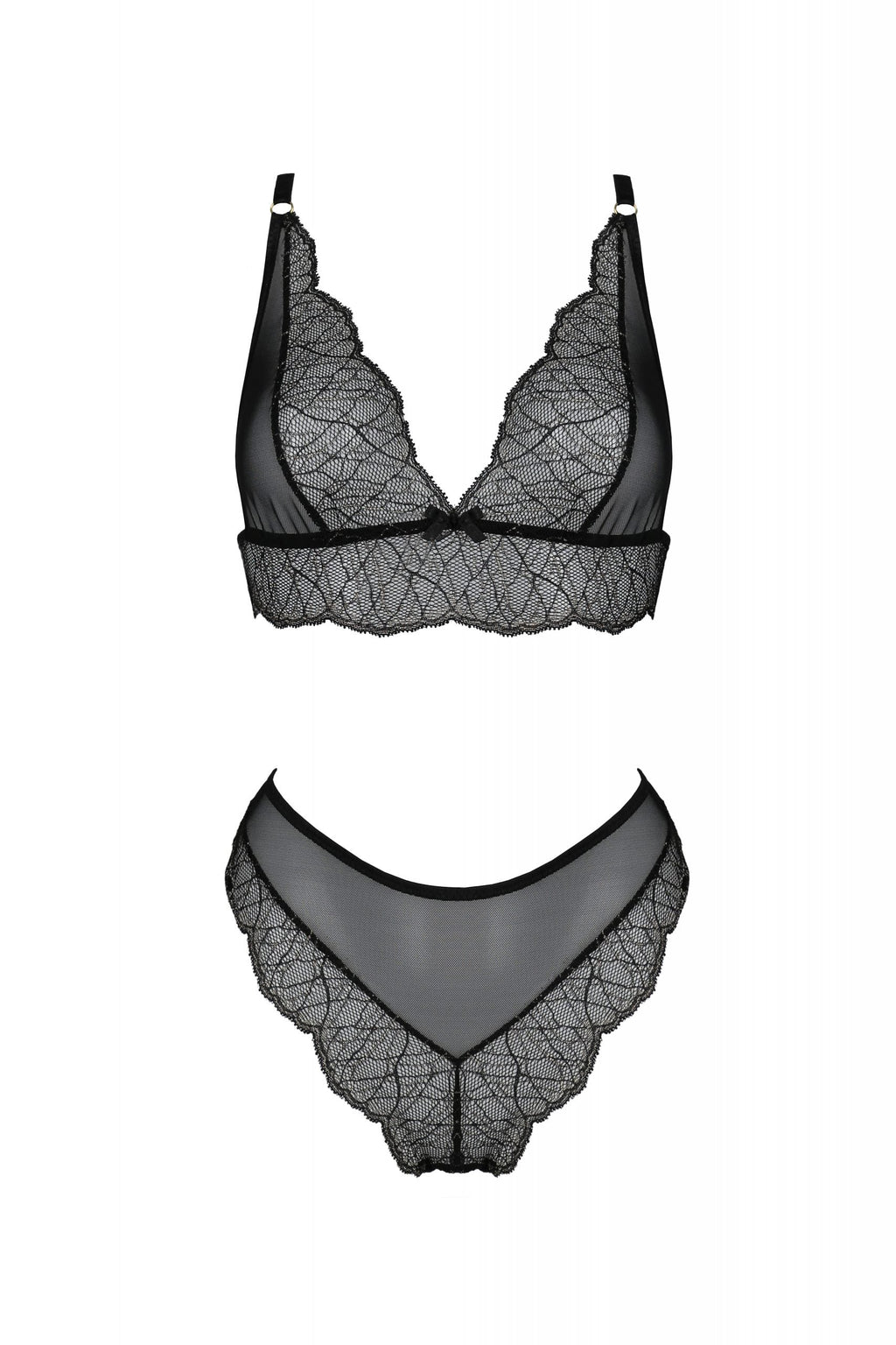 Soft Sheer Lace Top & Bikini Set Passion Amberly