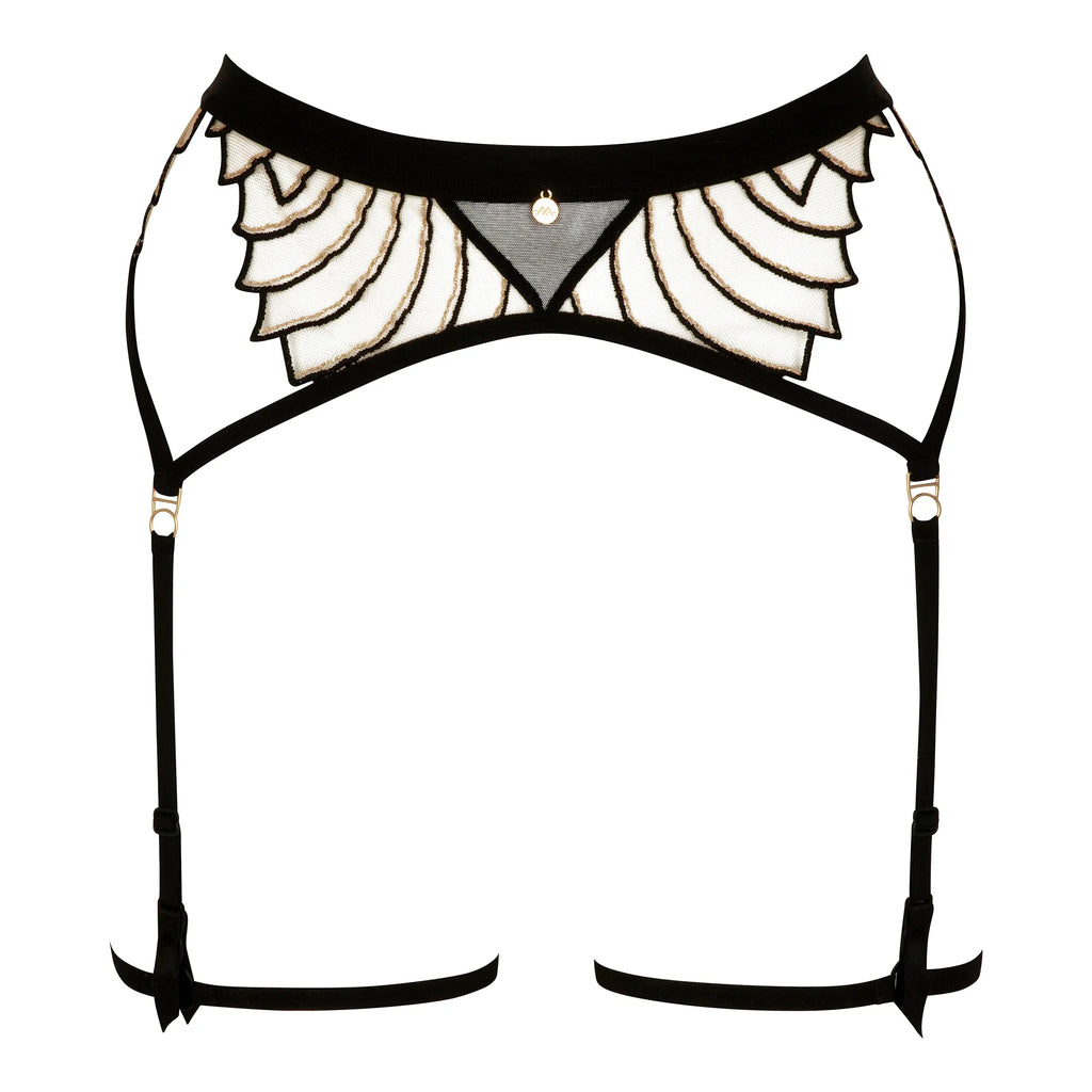 Sheer Mesh Garter Belt Atelier Amour Cosmic Dream